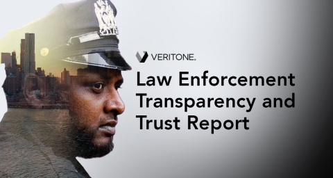 Veritone, Inc. shares research data of its first-ever, nationwide Law Enforcement Transparency and Trust Report (Photo: Business Wire)