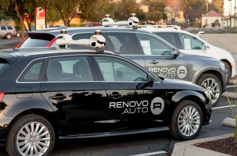 Renovo’s automated driving test fleet (Photo: Business Wire)