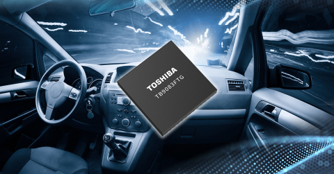 original Toshiba: a pre-driver IC "TB9083FTG" for automotive applications including brushless motors for electric power steering systems and electric brakes. (Graphic: Business Wire)

