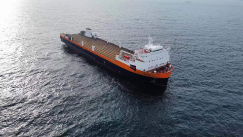CG Railway, LLC recently took delivery of the Mayan, a second state-of-the-art rail ferry that will be in operation by December 2021. (Photo: Business Wire)