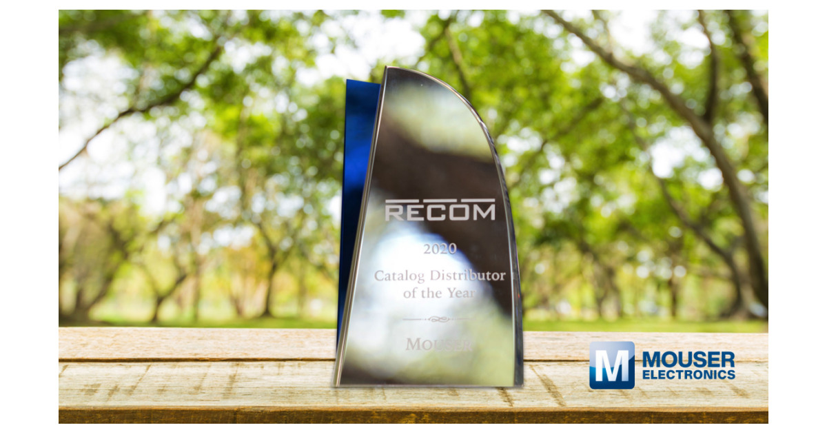 Mouser Electronics Named Catalog Distributor of the Year by