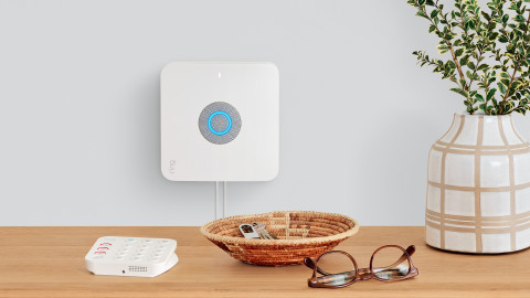 Ring Alarm Pro is a first-of-its-kind home security system that combines professionally-monitored home security, reliable internet connectivity, and world-class network security in a Ring Alarm base station with eero Built-in. (Photo: Business Wire)
