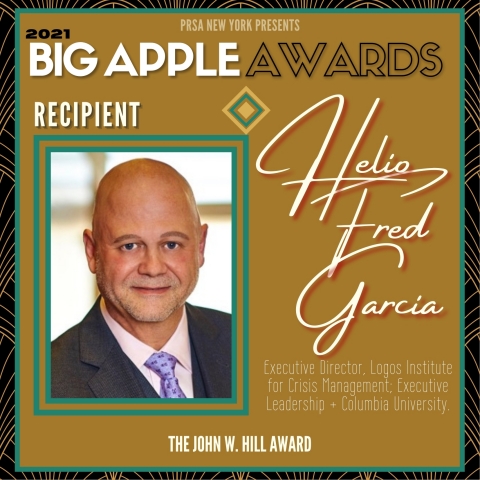 PRSA-NY John W. Hill Award/Helio Fred Garcia (Photo: Business Wire)