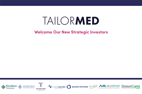 TailorMed, a leading patient financial navigation technology company that helps health care organizations and patients remove financial barriers to care, today announced it has extended its round of funding, increasing the overall investment to $25 million. (Graphic: Business Wire)