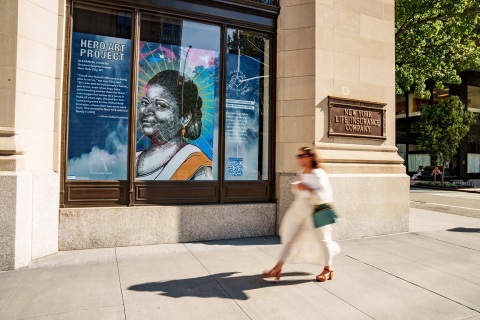 original Aleyamma John, RN Queens Hospital Center, New York Portrait by Lynne St. Clare Foster (Photo: Business Wire)