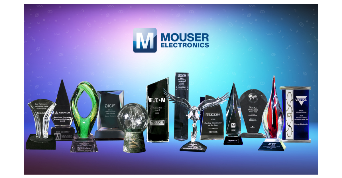 Mouser Electronics Recognized by Top Electronic Component