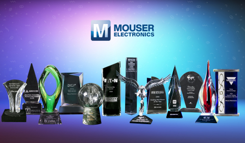 Manufacturers cited Mouser's fastest new product introductions (NPIs), best-in-class global logistics, investment in inventory, double-digit sales growth, and more. (Photo: Business Wire)
