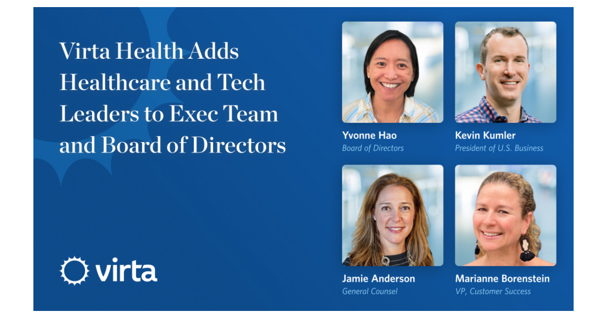 Diabetes Reversal Leader Virta Health Appoints New Executives to ...