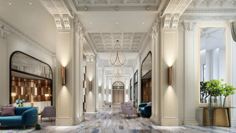 The new Breakers Hotel & Spa lobby (Photo: Business Wire)