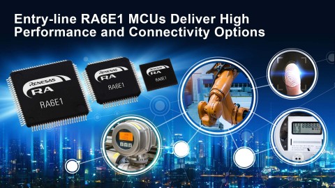 Entry-line RA6E1 MCUs Deliver High Performance and Connectivity Options (Graphic: Business Wire)