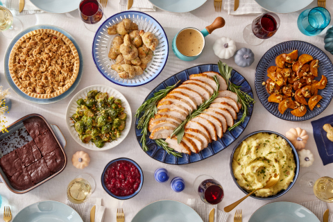 Blue Apron’s Thanksgiving offering is available to order starting on October 11 through Blue Apron’s mobile app and website. (Photo: Business Wire)