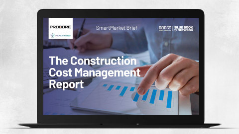 Procore released a report in partnership with Dodge Data & Analytics, revealing a top opportunities for construction project cost management. (Graphic: Business Wire)