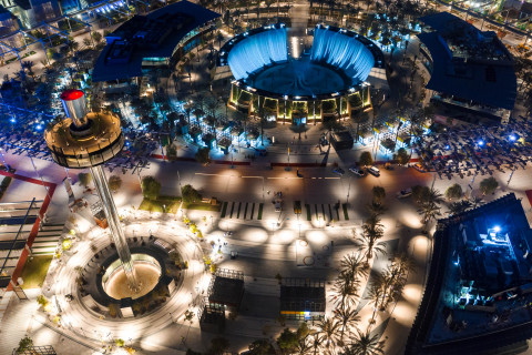 Expo 2020 Dubai Water Feature by WET (Photo: Business Wire)