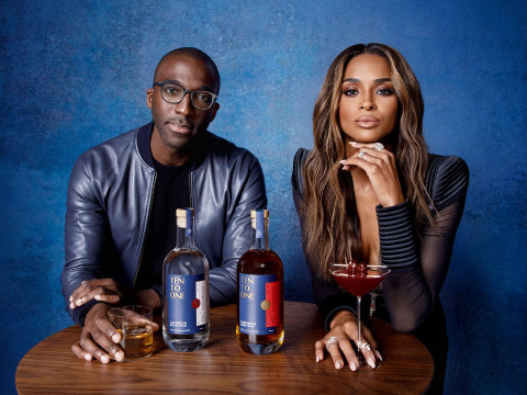 Ten To One Rum Partners Marc Farrell and Ciara (Photo: Business Wire)