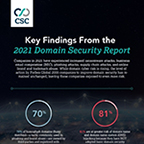 2021年版ドメインセキュリティー報告書の主な調査結果（画像：ビジネスワイヤ）