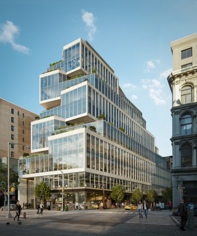 Columbia Property Trust has secured a lease for two full floors at 799 Broadway in Union Square/Greenwich Village in Manhattan. The lease, with Newrez LLC, a technology-centric national mortgage lending and servicing organization owned by investment manager New Residential Investment Corp, is the first to be signed at the ground-up development project, which will be completed in October. (Rendering by Binyan Studios)