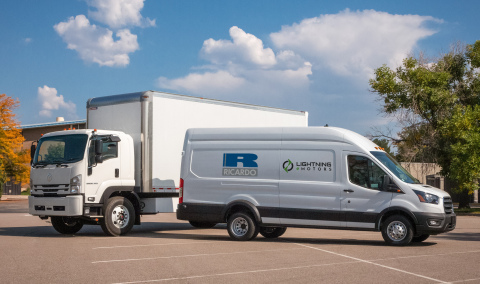 Lightning eMotors will supply powertrains for the electric commercial vehicle market in the UK, in partnership with Ricardo. (Photo: Business Wire)