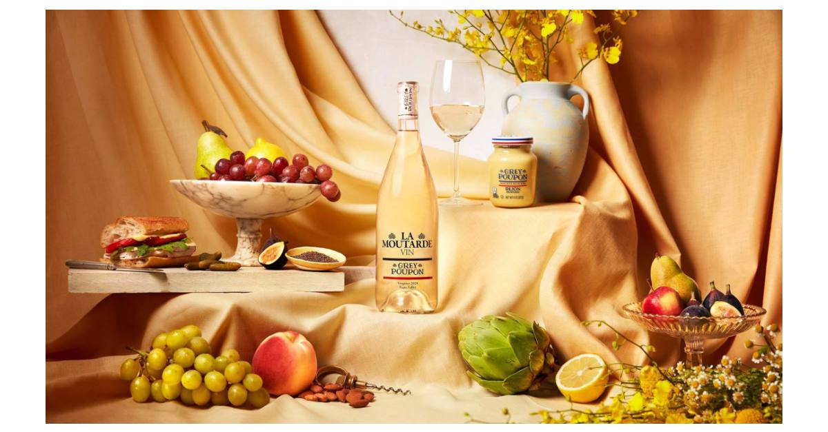 Grey Poupon Debuts La Moutarde Vin, a White Wine that Transforms Lunch