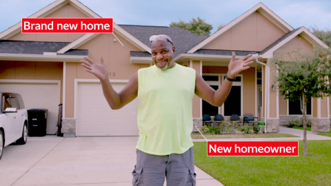 Warren Fikes purchased his home after receiving down payment assistance through the Houston LIFT program in 2019. (Photo: Wells Fargo)