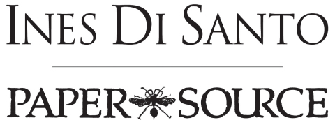 Ines Di Santo and Paper Source Logo