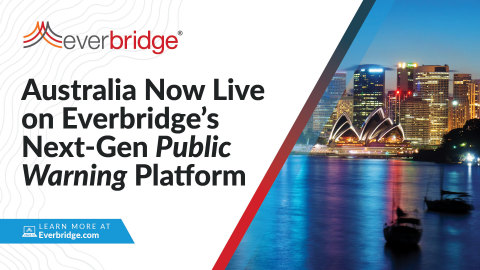 thumbnail Australia Successfully Goes Live With Everbridge Public Warning Platform Countrywide (Graphic: Business Wire)