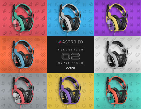 ASTRO Gaming today announced ASTRO.ID Collection 2, allowing gamers to create personalized headsets, expressing their unique style with bold color combinations. (Graphic: Business Wire)