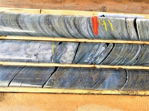 Mineralized Toussaint Zone (Photo: Business Wire)