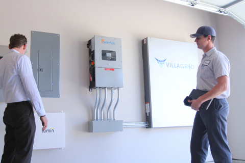 Villara Energy Systems and Lumin announced a partnership to provide extended power outage protection and real-time flexibiity with the VillaGrid home battery and the Lumin smart panels, a smart load management system. The VillaGrid is the first home battery powered by Lithium Titanate, delivering double the power and twice the useful life of standard lithium-ion batteries. (Photo: Business Wire)