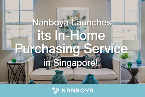 Nanboya's in-home purchasing service in Singapore offers customer an easy, at-home option for selling their items. A knowledgeable concierge (appraiser) visits the customer at their home and offers the same attentive service as in a Nanboya office. The concierge can transfer the appraisal price immediately if the customer agrees. (Graphic: Business Wire)