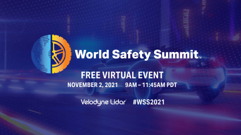Velodyne Lidar announced its fourth annual World Safety Summit on Autonomous Technology, which will focus on advancing safety, sustainability and efficiency. The summit will look at how autonomous technology is changing and shaping automotive and industrial sectors, and helping create sustainable and efficient infrastructure. (Graphic: Velodyne Lidar)