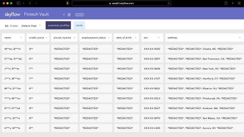 original Skyflow Fintech Data Privacy Vault (Graphic: Business Wire)