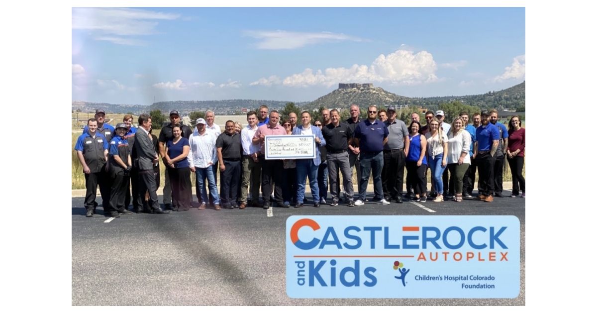 Castle Rock Autoplex Donates 35,000 To Children’s Hospital Colorado