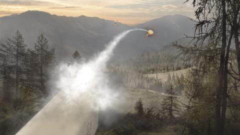 BAE Systems successfully tests APKWS laser-guided rockets against unmanned aerial systems. (Photo: BAE Systems)