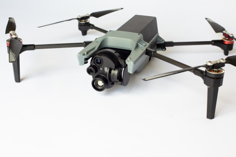 The Teledyne FLIR ION™ M640x tactical Unmanned Aerial System (UAS) is an American designed, developed, and manufactured UAS that will provide military and public safety users with best-in-class capabilities for their missions. The ION M640x features a 640x512 infrared sensor providing twice the resolution of similar UAS, and a Near-Infrared (NIR) laser illuminator. ION M640x includes all-new smart object tracking that enables operators to designate an object for the aircraft to detect and track while it moves. The M640x is MAVLINK compliant and interoperable with Common Ground Control Stations (C-GCS), including the U.S. Army Tactical Open Ground Station Architecture (TOGA). Easily rucksack portable at about 4 pounds, the M640x is rated for operation in demanding environments, including rain and wind. The ION M640x is evolved from the ION M440, one of the original five UAS platforms approved by the U.S. Dept. of Defense under the Blue sUAS program. (Photo: Business Wire)