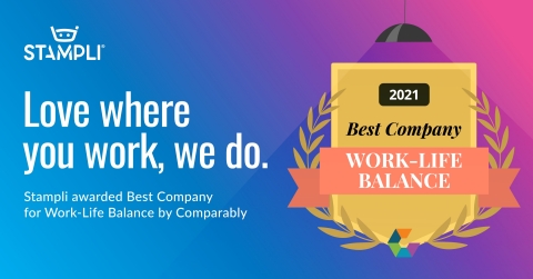original Stampli awarded "Best Company for Work-Life Balance" by Comparably (Graphic:
Business Wire)