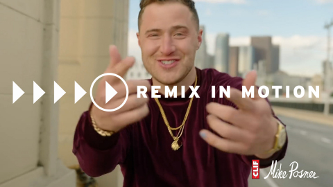 CLIF Remix in Motion with Mike Posner (Photo: Business Wire)