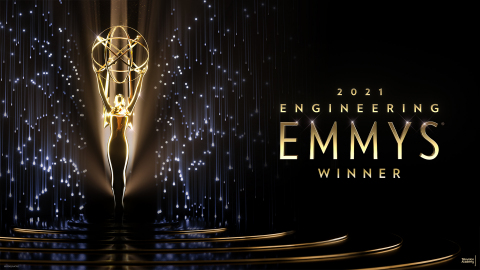 Teradek Bolt 4K is the proud winner of a 2021 Engineering Emmy Award. (Graphic: Business Wire)