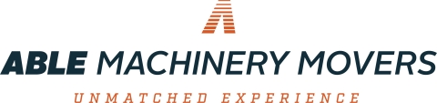 Able Machinery Movers, LLC Logo