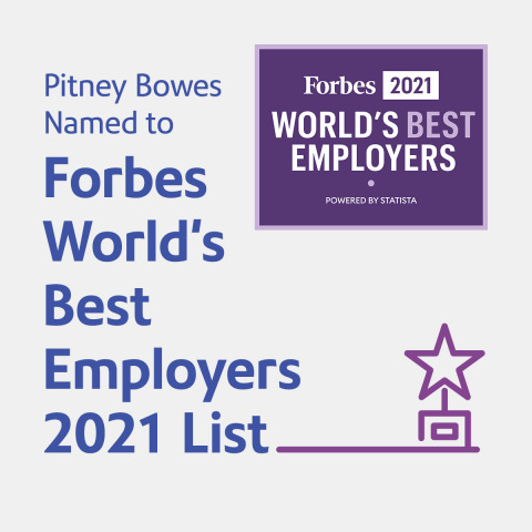 Pitney Bowes named to Forbes World's Best Employers 2021 list