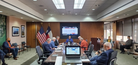 The Port Commission of the Port of Houston Authority holds Special Meeting on Tuesday, Oct. 12 and awards a $95 million contract for the first major dredge construction work to start on the billion-dollar Houston Ship Channel expansion and deepening program, Project 11. (Photo: Business Wire)