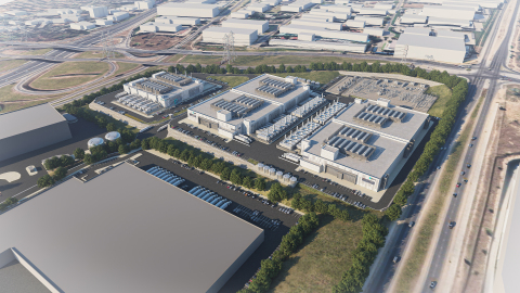 Vantage Data Centers’ future Johannesburg campus will include 80MW of critical IT load across three facilities. (Photo: Business Wire)
