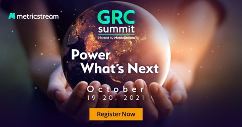 MetricStream GRC Summit will inspire organizations to turn risk into a strategic advantage and “Power What’s Next” with ESG (Graphic: Business Wire)