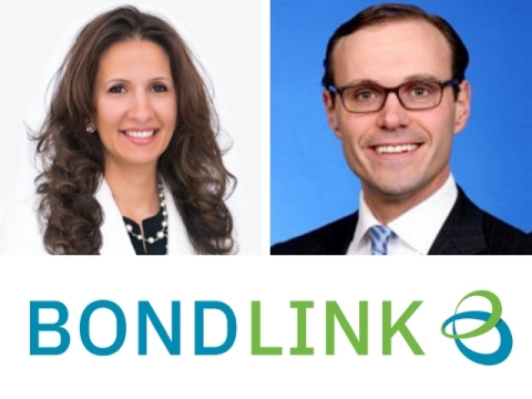 Lynn Martin, President of Fixed Income & Data Services at Intercontinental Exchange, Inc., and Joe Geraci, partner at Old Orchard Capital, were appointed to BondLink's Board of Directors. (Photo: Business Wire)