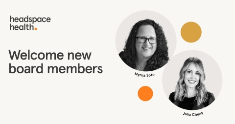 Headspace Health announces Board of Directors, including the addition of two industry leaders. (Graphic: Business Wire)