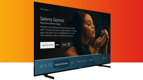 thumbnail Vewd and Vestel today announced Operator TV, a fully-featured Smart TV with a built-in, content-enriched Pay TV experience. (Graphic: Business Wire)