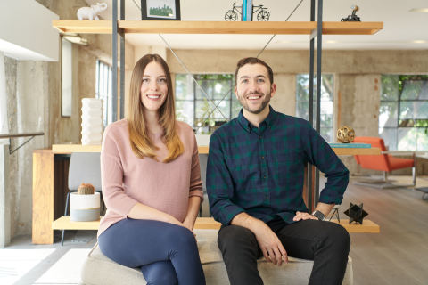 Scribe was started by Jennifer Smith and Aaron Podolny to optimize how work gets done within an organization. (Photo: Business Wire)