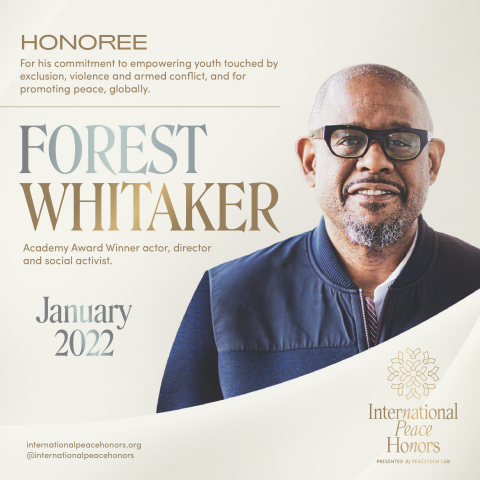 Forest Whitaker, Honoree, 2022 International Peace Honors. (Photo: Business Wire)