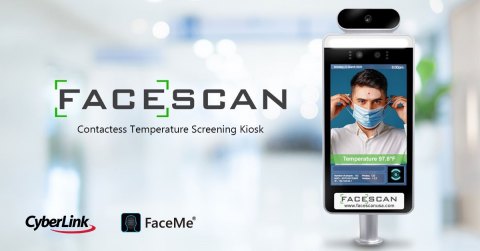 original CyberLink Partners with FaceScan to Implement FaceMe® Facial Recognition in Temperature Screening Kiosks (Photo: Business Wire)