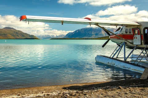 Pictured: A floatplane sits on Naknek Lake in western Alaska. (Photo: Business Wire)