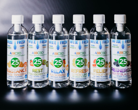 With the passage of Assembly Bill 45, A88CBD™ functional waters will soon be available in California. (Photo: Business Wire)